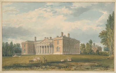 Leicestershire - Gopsall House, 1820 av John Buckler