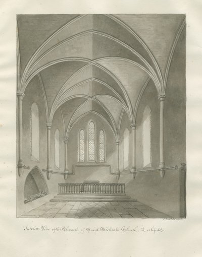 Lichfield - Interiör av St. Michael