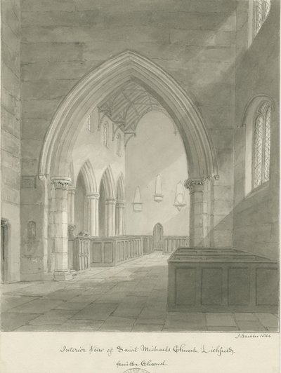Lichfield - Interiör av St. Michael
