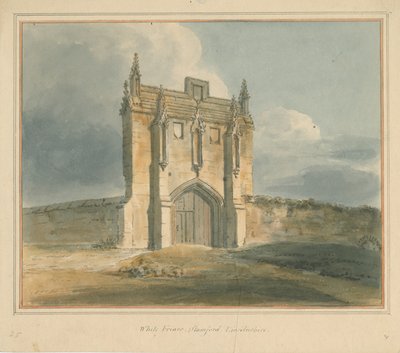 Lincolnshire - Stamford - White Friars, 1802 av John Buckler
