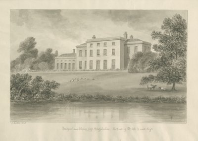 Milford House: sepiateckning av John Buckler