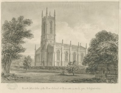 Newcastle-under-Lyme - "St. George"s" av John Buckler