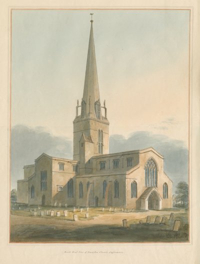 Oxfordshire - Bampton Church, 1802 av John Buckler