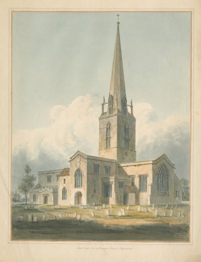 Oxfordshire - Bampton Church, 1802 av John Buckler