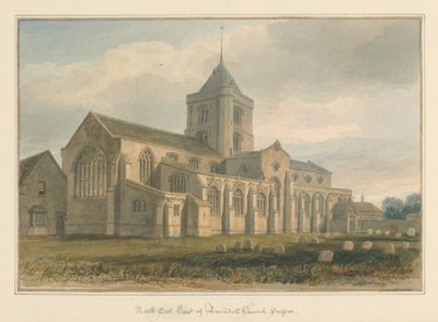 Sussex - Arundel Church, 1804 av John Buckler