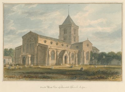 Sussex - Arundel Church, 1804 av John Buckler