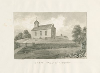 Wigginton Church: sepiateckning, 1848 av John Buckler