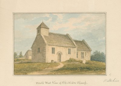 Wiltshire - Chicklade Church, 1817 av John Buckler