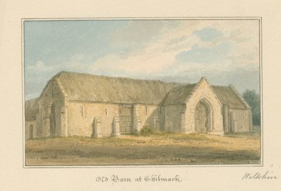 Wiltshire - Chilmark - Old Barn, 1817 av John Buckler