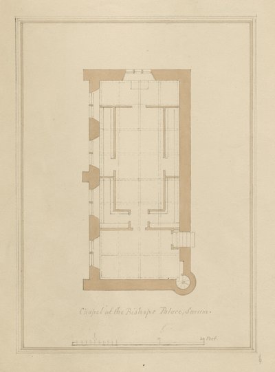 Wiltshire - Sarum - Plan av Bishop