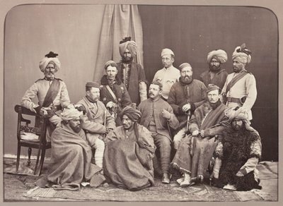 Brittiska och infödda officerare, 5:e regementet av infanteri, Punjab Frontier Force av John Burke