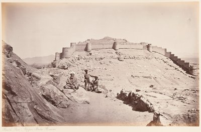 Södra ansiktet, Övre Bala Hissar, Kabul, 1879 av John Burke