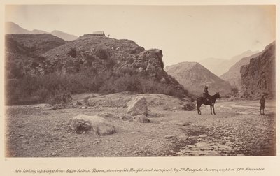 Vy över ravinen under Sultan Tarra, med Ali Musjid. av John Burke