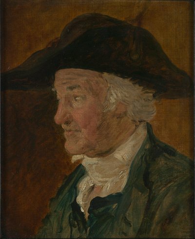 "Kommendör" Samuel Wilkes, pensionär i Greenwich, ca 1832 (målning) av John Burnet