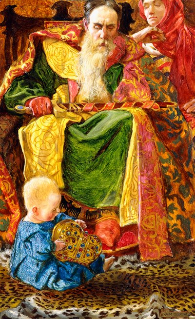 Och vem vet om han kommer att vara en vis man eller en dåre, 1901 av John Byam Liston Shaw