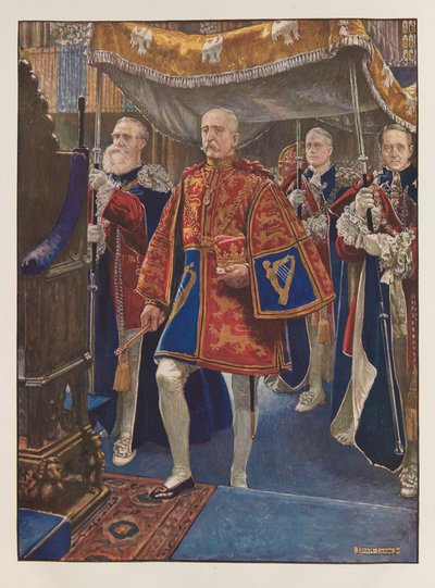 Kung Edward VII kröning av John Byam Liston Shaw