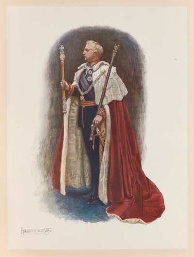 Kung Edward VII kröning av John Byam Liston Shaw