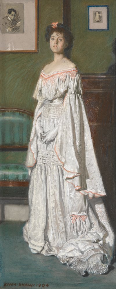 Mrs Paul Konody [Isabel Codrington] av John Byam Liston Shaw