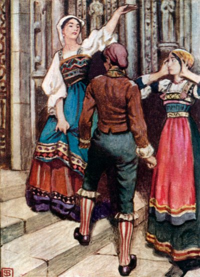 Pietro Mascagni, Cavalleria Rusticana (färglitografi) av John Byam Liston Shaw
