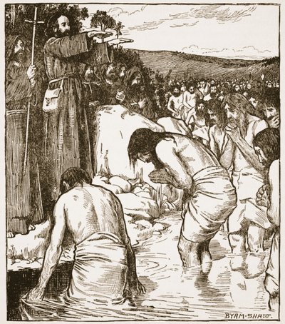 The Baptism at Tara, illustration från 