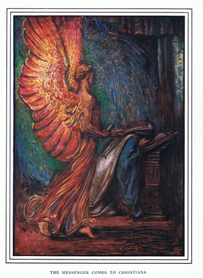 Budbäraren kommer till Christiana av John Byam Liston Shaw