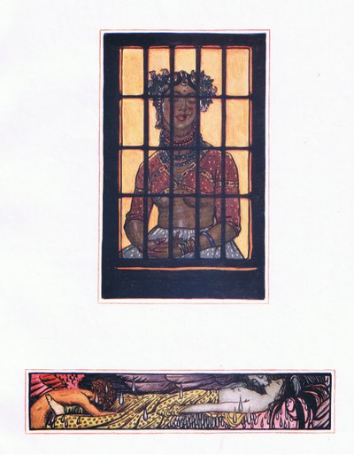 Berättelsen om Lilavanti, illustration från Kamas trädgård (och andra texter från Indien), 1920 av John Byam Liston Shaw