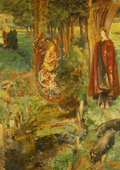 "Tid och chans händer alla lika", 1901 av John Byam Liston Shaw