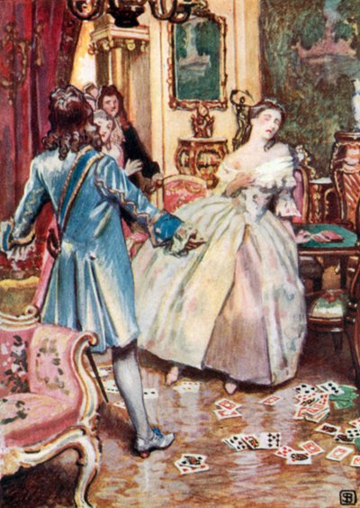 Verdi, La Traviata (färglitografi) av John Byam Liston Shaw