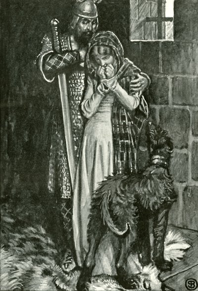 Vänta på mig i sju år, kära fru av John Byam Liston Shaw