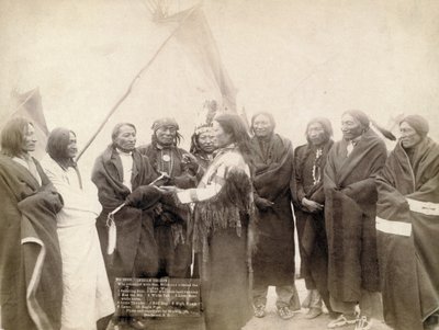 Indianhövdingar i Deadwood, South Dakota, 1891 av John C. H. Grabill