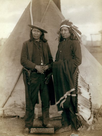 Röda molnet och amerikansk häst, 1891 av John C. H. Grabill