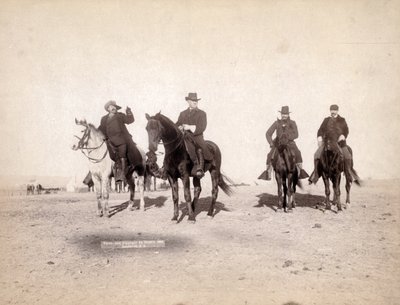 Tittar på fientligt indiskt läger, 1891 av John C. H. Grabill