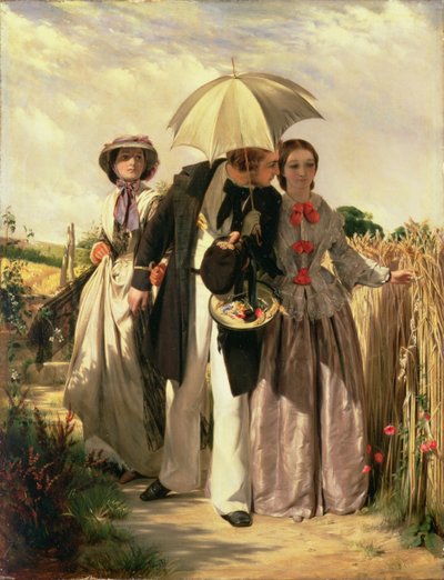 Att visa en preferens, 1860 av John Callcott Horsley