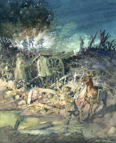 Battle Scene (wc) av John Cameron