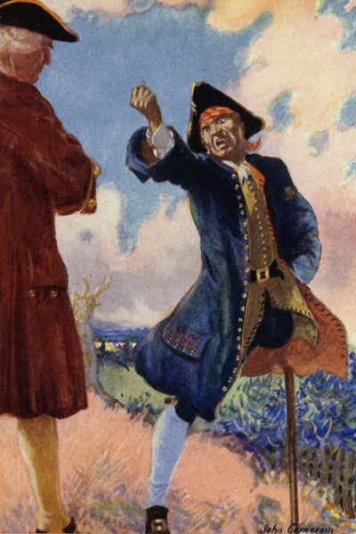 Illustration för Treasure Island av John Cameron
