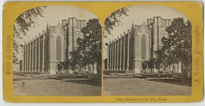 Cathedral of the Holy Name, Chicago, c.1870 av John Carbutt