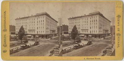 Sherman House, ca 1865 av John Carbutt