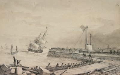 Ingång till Dover Harbor av John Carpenter
