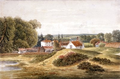 The Spanjors Inn, Hampstead Heath, Hampstead, London, c1820 av John Cawthorn