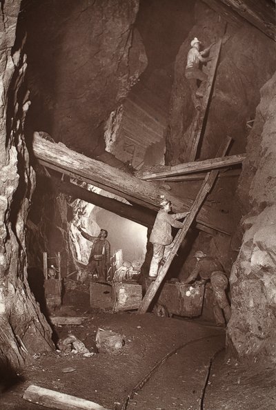 The 180 at East Pool mine, illustration från 
