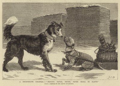 En degenererad kolonial, britter ska aldrig, aldrig, aldrig vara slavar av John Charles Dollman