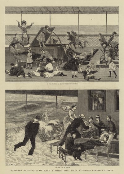 Homeward Bound, anteckningar ombord på en British India Steam Navigation Company