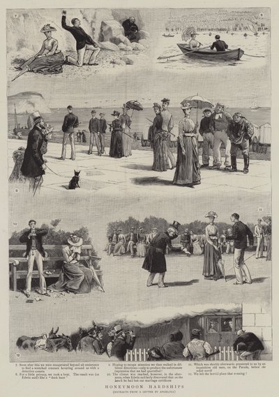 Smekmånads svårigheter av John Charles Dollman