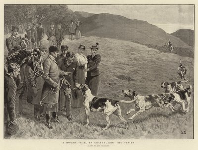 En hundspårväg i Cumberland, slutresultatet av John Charlton