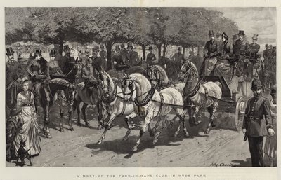 Ett möte med Four-in-Hand Club i Hyde Park av John Charlton
