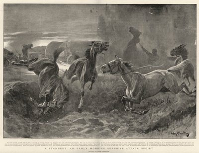 A Stampede, en tidig morgonöverraskningsattack bortskämd av John Charlton