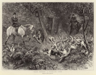 Hårt pressad, en skogsscen av John Charlton