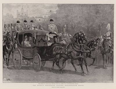 Brudens procession som lämnar Marlborough House av John Charlton