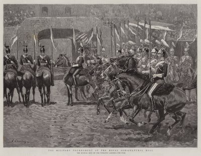 Den militära turneringen i Royal Agricultural Hall av John Charlton