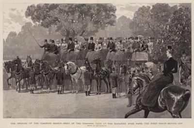 Invigningen av tränarsäsongen, träff med tränarklubben på Magazine, Hyde Park, den första tränaren flyttar av John Charlton